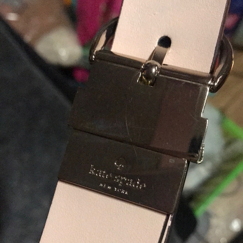 Kate Spade Blue Leather Belt